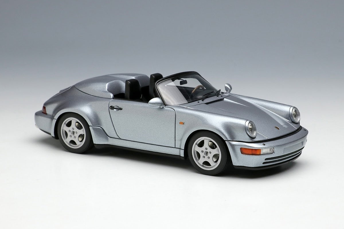 Make Up EIDOLON VM166A 1/43 Porsche 911 964 Speedster Polar Silver Finish 1993