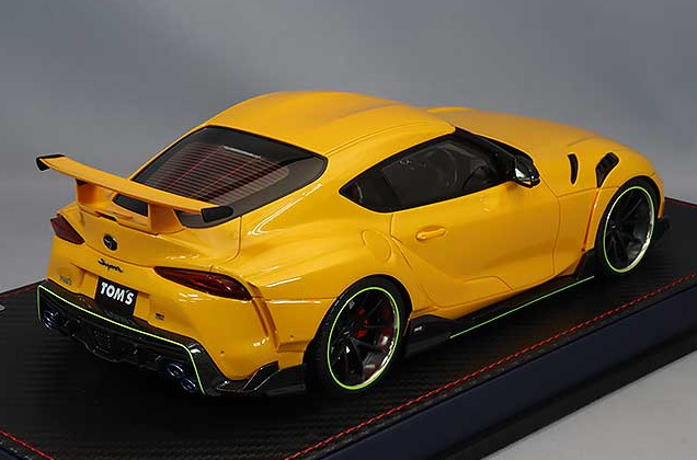 Make Up IDEA IM053B 1/18 TOM'S GR Supra 2020 Lightning Yellow