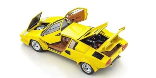 KYOSHO KS08320Y 1/18 Lamborghini Countach LP5000 Quattrovalvole Yellow