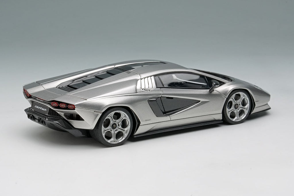 Make Up EIDOLON EM740F 1/43 Lamborghini Countach LPI 800-4 2022 Silver Resin