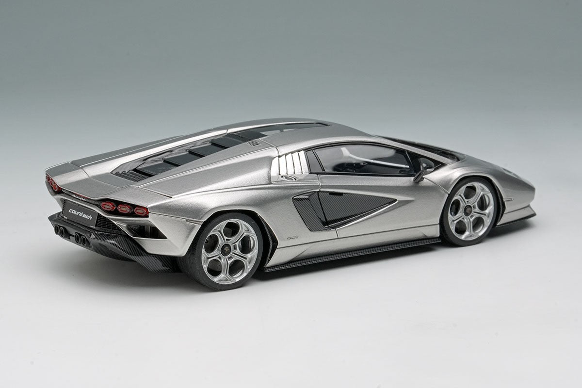 Make Up EIDOLON EM740F 1/43 Lamborghini Countach LPI 800-4 2022 Silver Resin