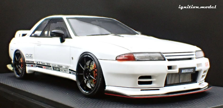 Ignition Model IG3520 1/18 TOP SECRET VR32 Nissan Skyline GT-R R32 White Resin