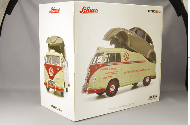 Schuco SCH450016300 1/18 Volkswagen T1a Midlands Centre Dealer Resin