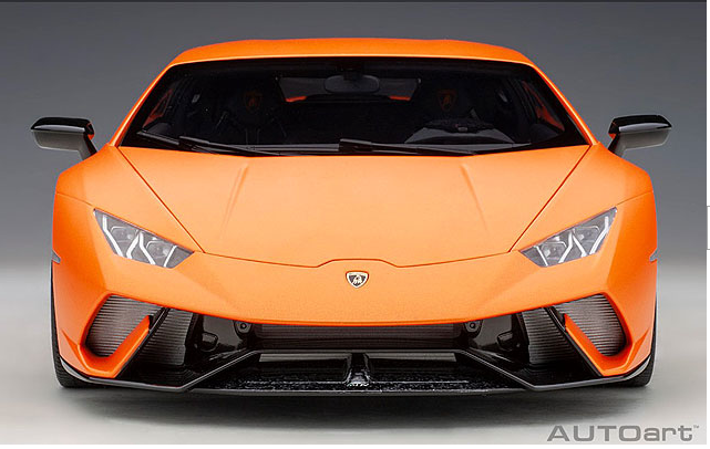 AUTOart 12076 1/12 Lamborghini Huracan Performante Matte Orange Coupe