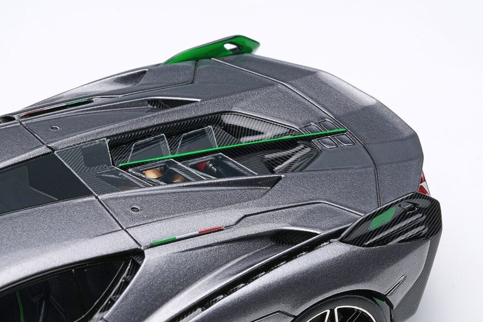 EIDOLON EM675C 1/43 Lamborghini Sian FKP37 2019 with Stripe Grigio Lynx Limited