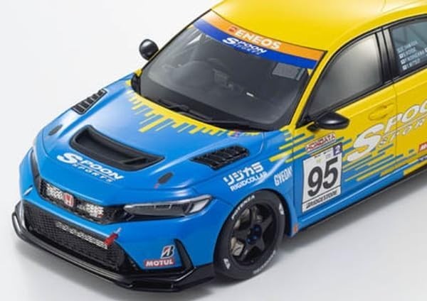 Kyosho KSR18067Y 1/18 Honda Civic FL5 Spoon No.95 Resin