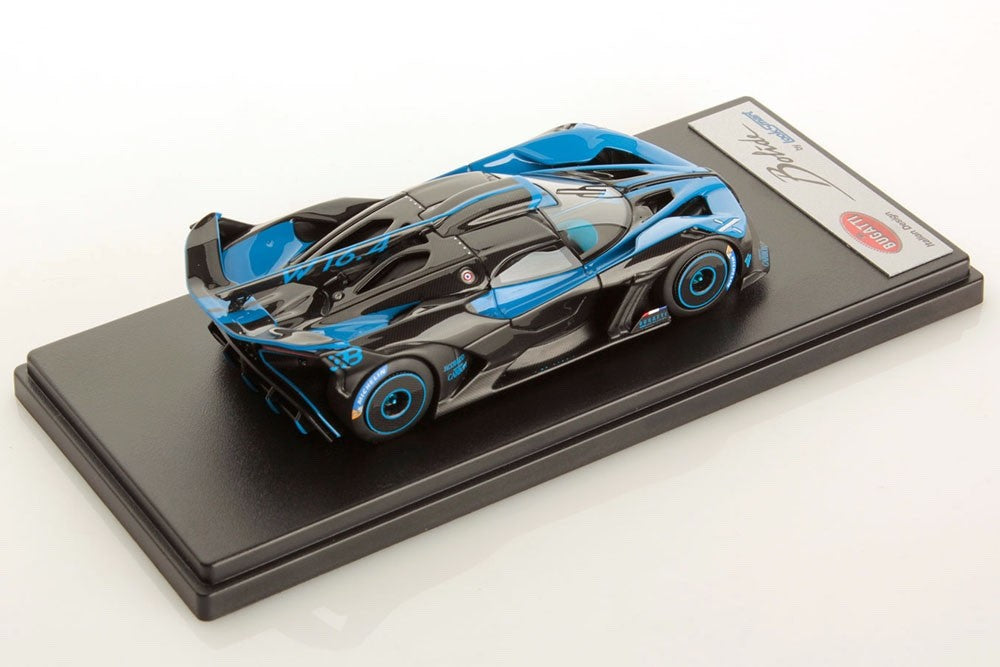 Looksmart LS528 1/43 Bugatti Bolide 2021 Launch Config Bugatti Blue Black Resin