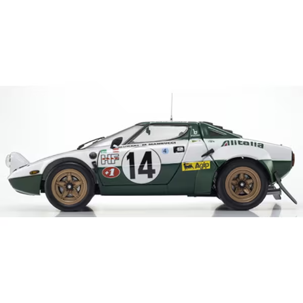 Kyosho KS08130E 1/18 Lancia Stratos HF Monte Carlo 1975 Diecast
