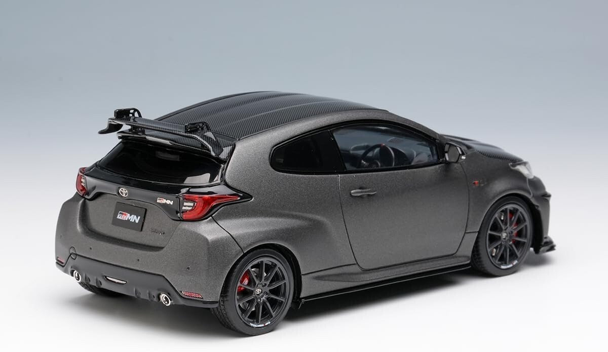 Make Up EIDOLON EM656A 1/43 Toyota GRMN Yaris Circuit Package Matte Steel