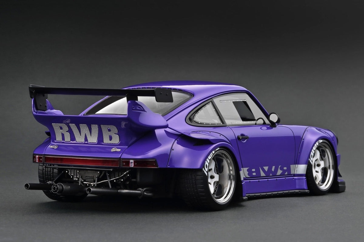 Ignition Model IG3698 1/18 Porsche 911 RWB 930 Purple WORK Meister S1