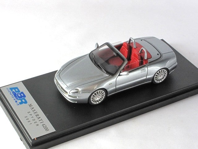 BBR BBR143D 1/43 Maserati 4200GT Spyder 2001 Dark Metal Silver Giugiaro Resin