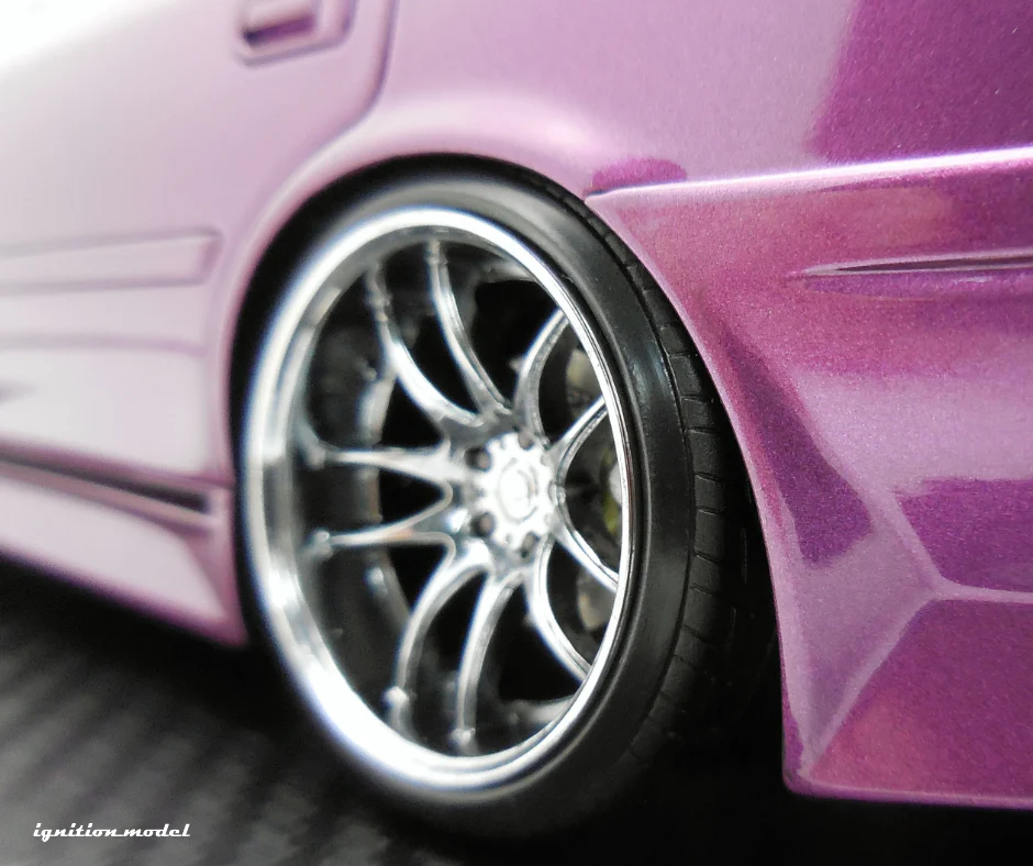 Ignition Model IG3320 1/18 VERTEX Toyota Chaser JZX100 Purple Metallic Resin