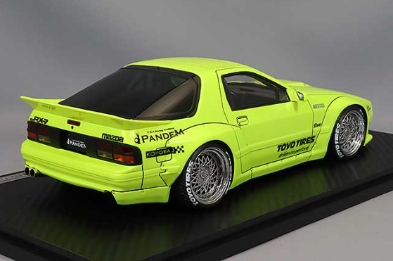 Ignition Model IG2912 1/18 Mazda RX-7 FC3S PANDEM Widebody Yellow