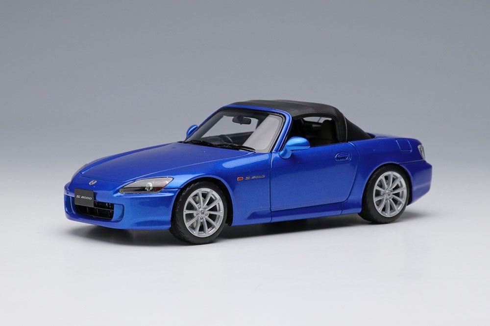 Make Up EIDOLON EM677A 1/43 Honda S2000 AP2 2005 Bermuda Blue Pearl Resin