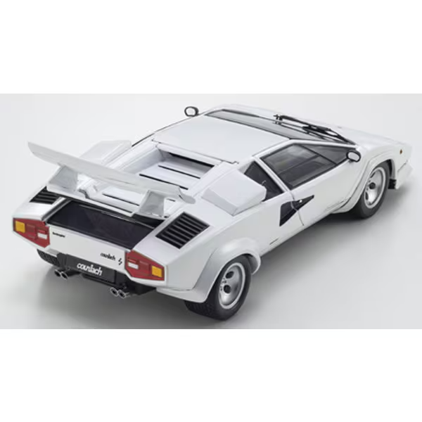 Kyosho KS08320WFL 1:18 Lamborghini Countach LP400S White Diecast Model Car