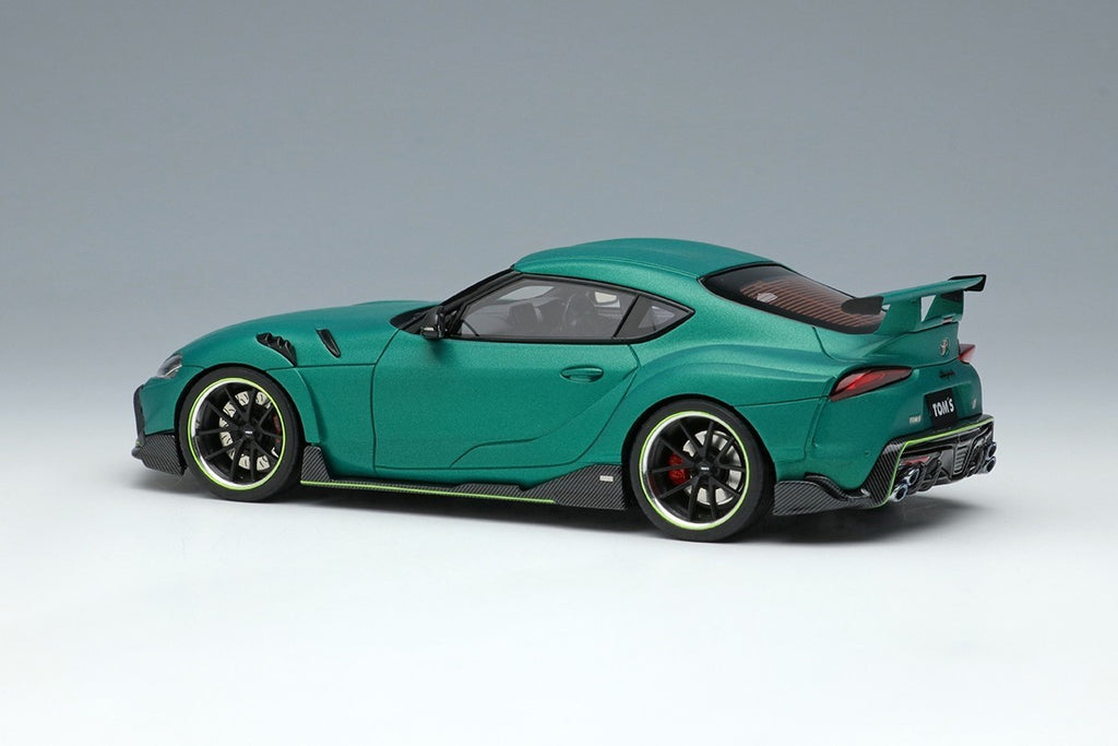 Make Up EIDOLON EM595A 1/43 TOM'S GR Supra Legend Green Metallic 2020 Edition