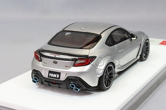 Make Up EIDOLON EM725D 1/43 TOMʼS GR86 Wide Body 2022 Ice Silver Metallic(Resin)