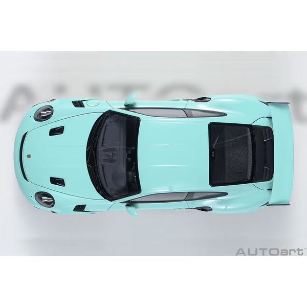 AUTOart 78181 1/18 Porsche 911 991.2 GT3 RS Mint Green Diecast