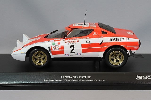 Minichamps MC155741702 1/18 Lancia Stratos 1974 Tour Corse