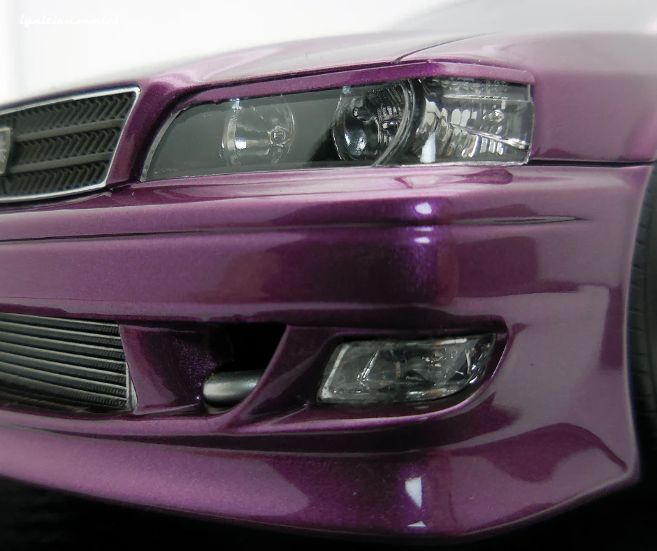Ignition Model IG3320 1/18 VERTEX Toyota Chaser JZX100 Purple Metallic Resin