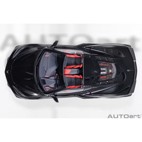 AUTOart 71280 1/18 Chevrolet Corvette C8 Stingray Z51 Black New