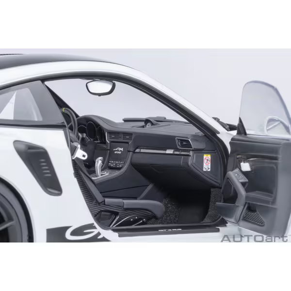 AUTOart 78176 1/18 Porsche 911 991.2 GT3 RS Weissach White Diecast