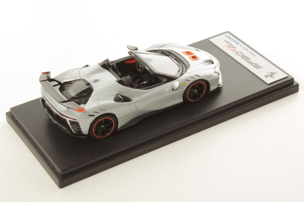 Looksmart LS552C 1/43 Ferrari SF90 XX Spider 2023 Bianco Artico White Resin