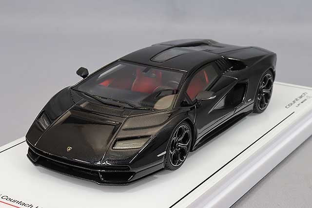 TSM TSM430671 1/43 Lamborghini Countach LPI 800-4 2023 Nero Maia Black Resin