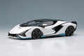 EIDOLON EM675A 1/43 Lamborghini Sian FKP37 2019 with Stripe White/Visible Carbon