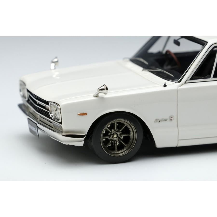 Make Up VISION VM241C 1/43 Nissan Skyline 2000 GT-R PGC10 White Watanabe