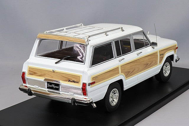 KK Scale KKDC181111 1/18 Jeep Grand Wagoneer 1989 White SUV