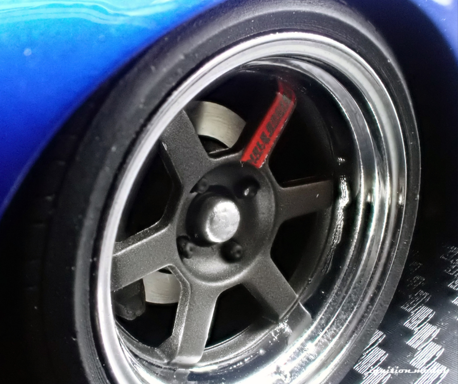 Ignition Model IG3587 1/18 Vertex S13 Silvia Blue Metallic TE37 Wheels