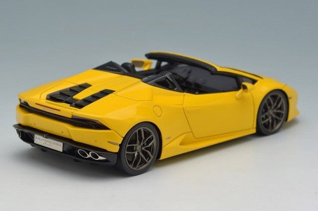 Make Up EIDOLON EM342A3 1/43 Lamborghini Huracan LP610-4 Spyder Pearl Yellow