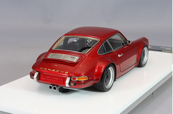 Make Up VISION VM111W 1/43 Singer 911 (964) Coupe Dark Candy Red Restomod
