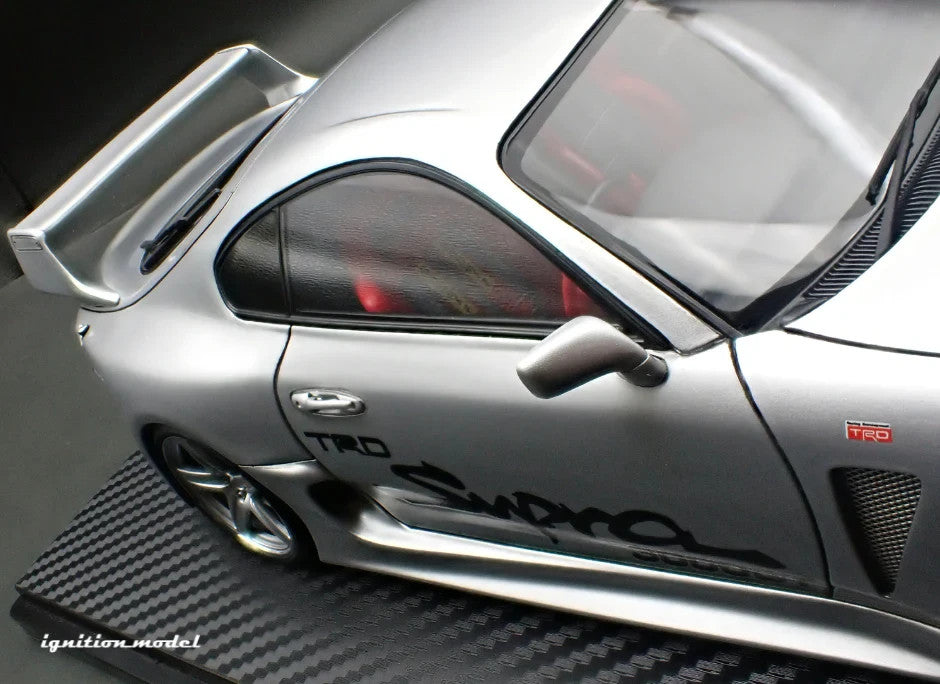 Ignition Model IG3600 1/18 Toyota Supra A80 TRD 3000GT Silver Resin