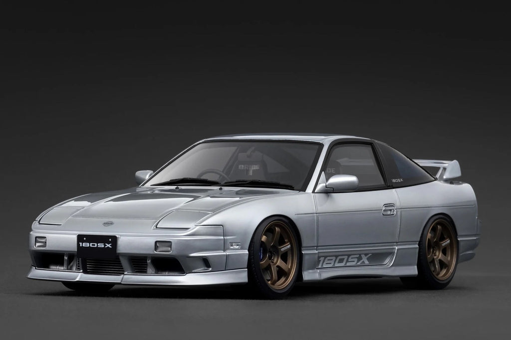 Ignition Model IG3761 1/18 Nissan 180SX Type X RPS13 Silver TE37