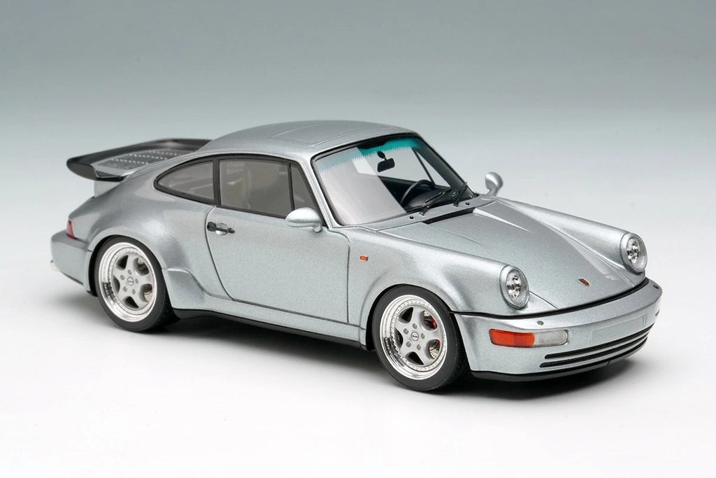Make Up VISION VM158F 1/43 Porsche 911 964 Turbo 3.6 1993 Silver Resin