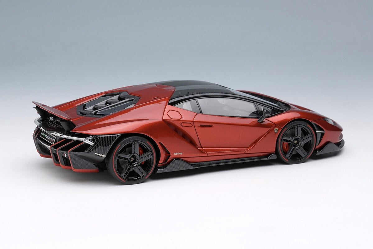 EIDOLON EM780C 1/43 Lamborghini Centenario LP770-4 2016 Rear Wing Up RossoEfesto