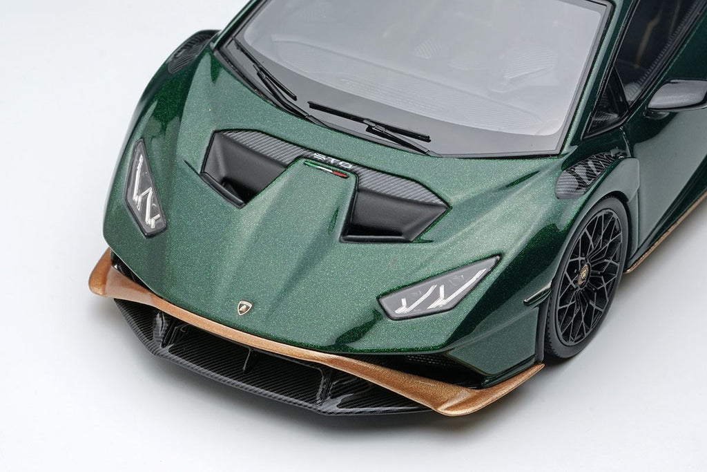 Make Up EIDOLON EM737D 1/43 Lamborghini Huracan STO 2021 Verde Hydra/Gold