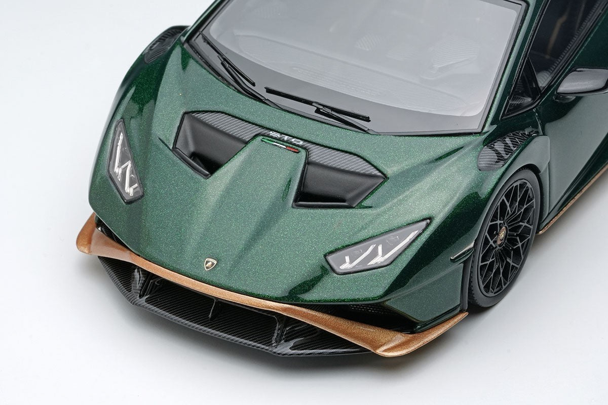 Make Up EIDOLON EM737D 1/43 Lamborghini Huracan STO 2021 Verde Hydra/Gold