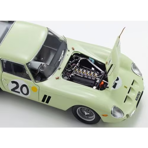 Kyosho KS08438E 1/18 Ferrari 250 GTO Le Mans 1962 Green Diecast