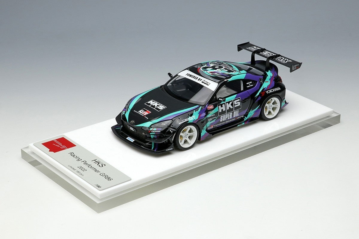 EIDOLON EM665 1/43 HKS Racing Performer GR86 Resin Limited 180pcs