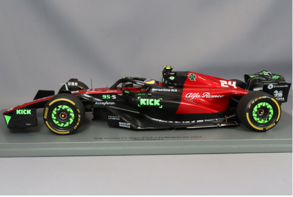 Spark S18S963 1/18 Alfa Romeo Kick Sauber C43 Belgium GP 2023 #24 Mult