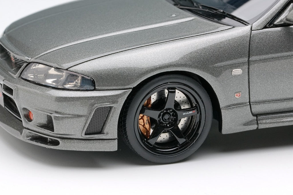 Make Up EIDOLON EM770 1/43 Nissan Skyline GT-R Nismo BCNR33 CRS 2022 Dark Gray