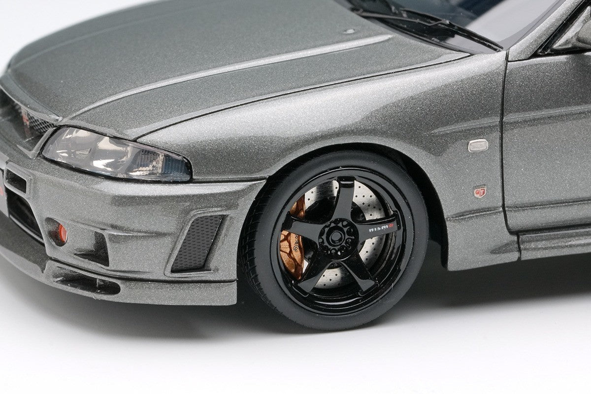 Make Up EIDOLON EM770 1/43 Nissan Skyline GT-R Nismo BCNR33 CRS 2022 Dark Gray
