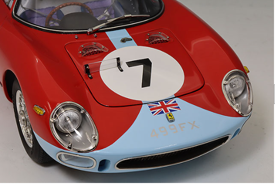 CMC CMC-261 1/18 Ferrari 250 LM Le Mans Winner 1964 #7 Multi Color Diecast