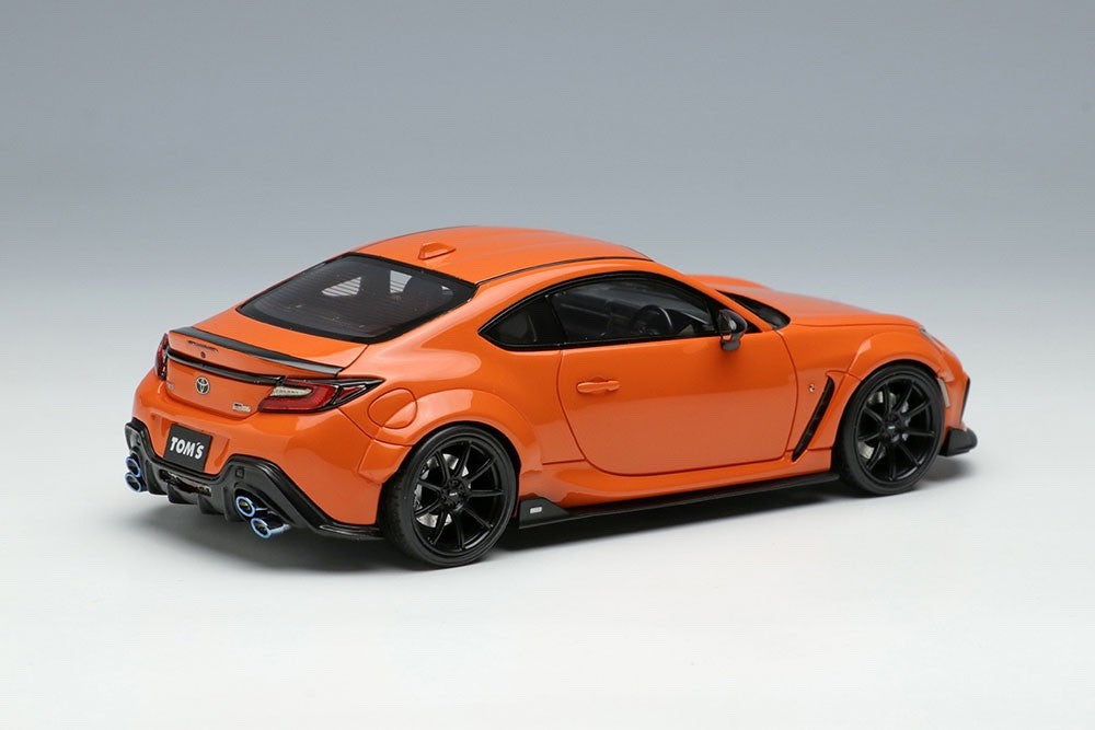 EIDOLON EM725A 1/43 Toyota TOM'S GR86 Wide Body 2022 Orange Resin Ltd 100pcs