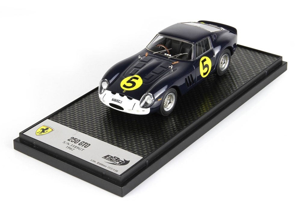 BBR BBRC269 1/43 Ferrari 250 GTO #5 TT Goodwood 1962 Parkes Dark Blue Ltd 130pcs