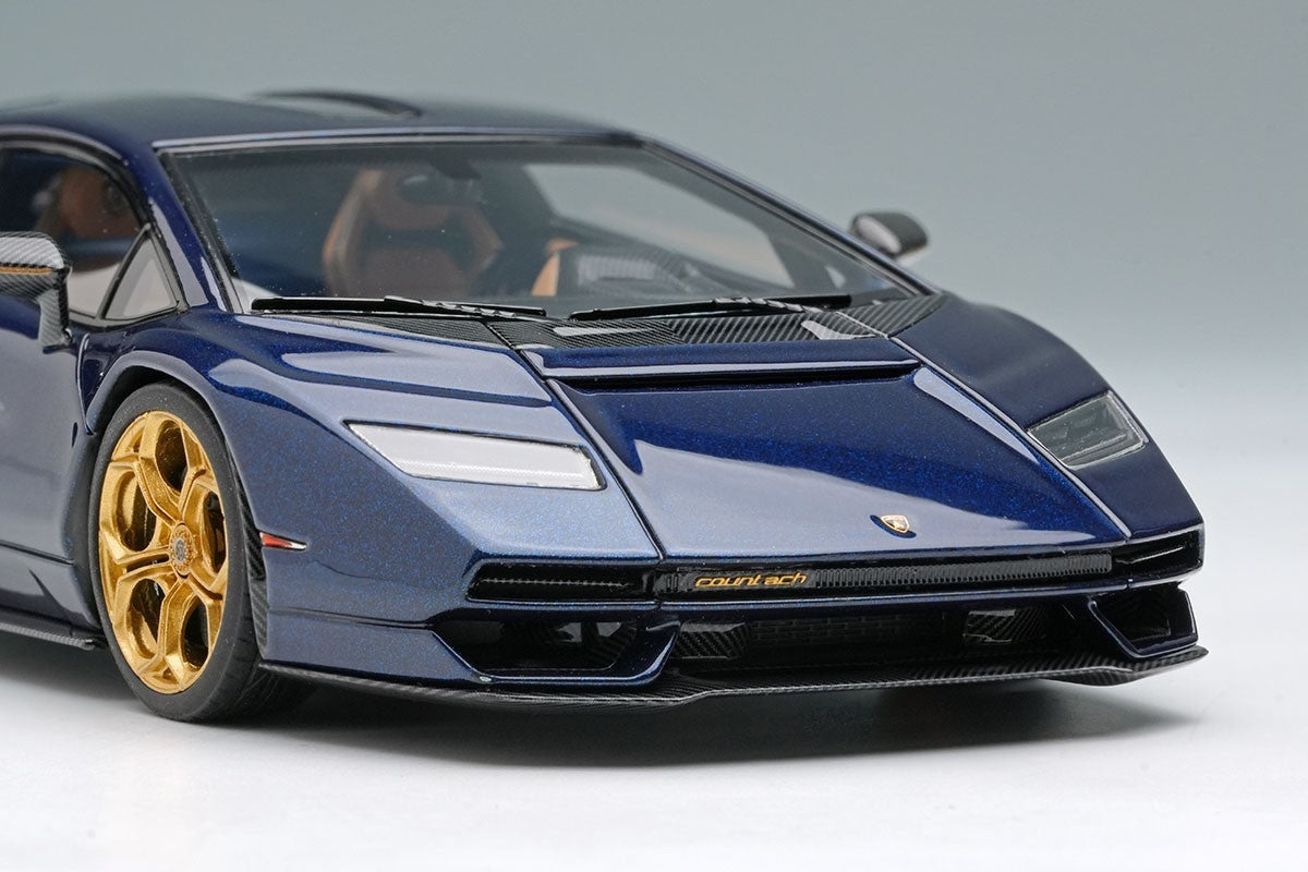 Make Up EIDOLON EM740I 1/43 Lamborghini Countach LPI 800-4 2022 Blue Resin