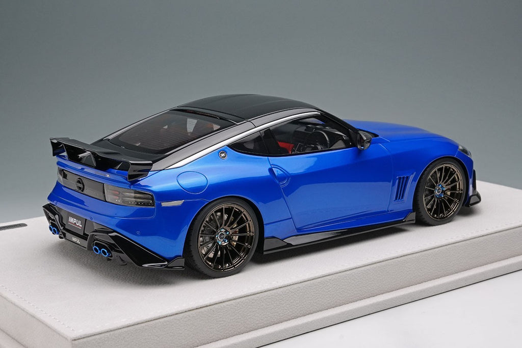 Make Up EIDOLON EML194A 1/18 IMPUL Fairlady Z 2023 Blue Black Resin Limited